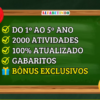 Atividades do 1º ao 5º ano